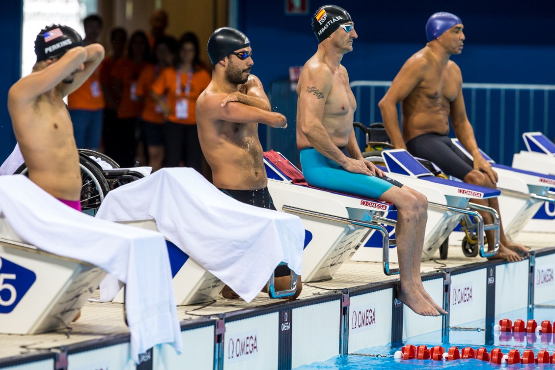 Evento-teste da natação paralímpica. Foto: Miriam Jeske/ brasil2016.gov.br