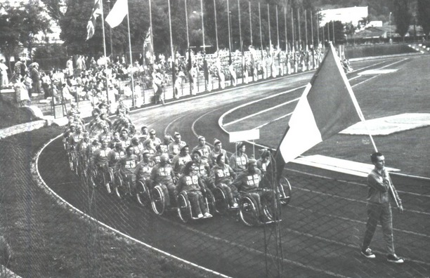 International Paralympic Committee (IPC) # Cerimônia de abertura dos Jogos Paraolímpicos de Roma, em 1960